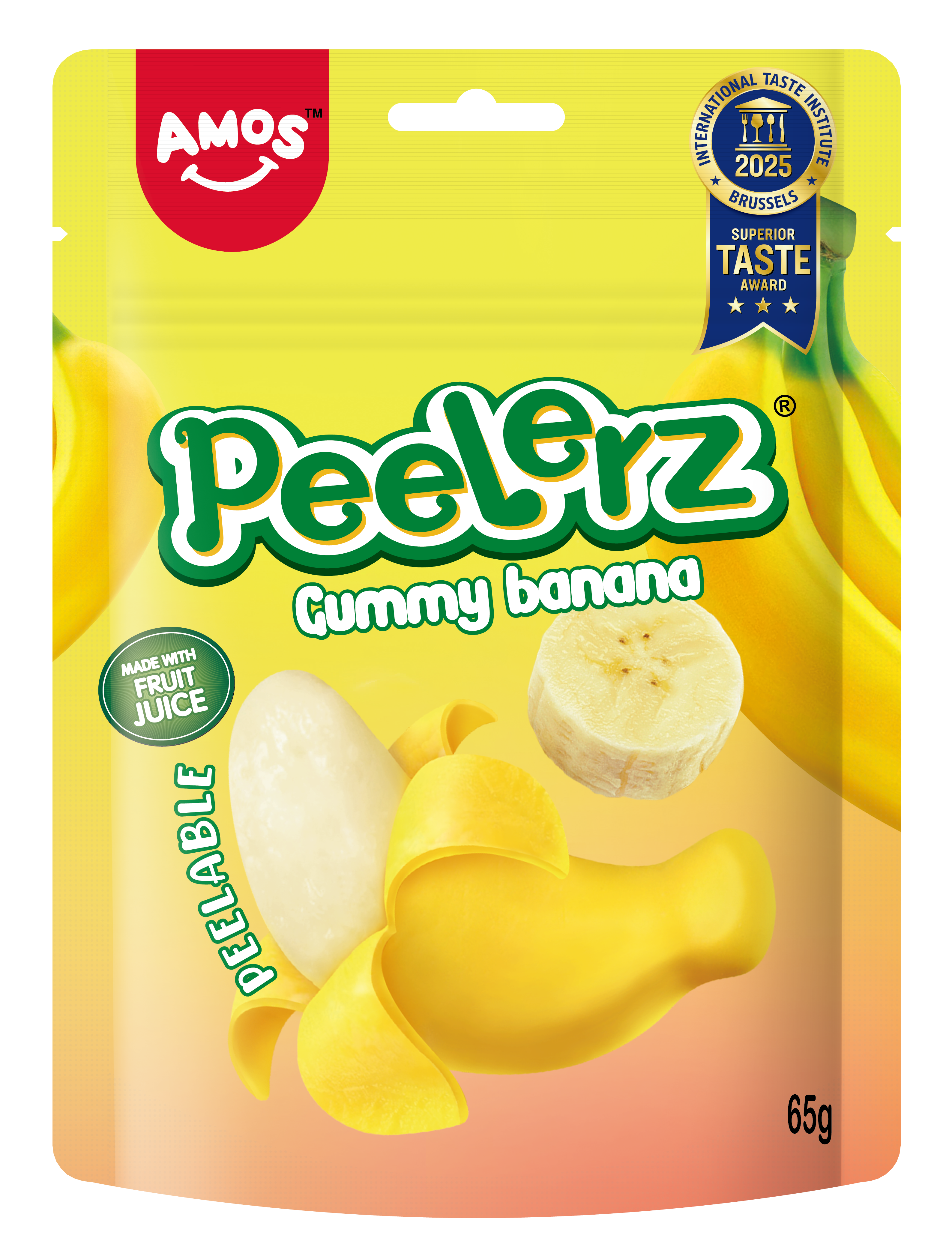 Banana fruit gummy candy